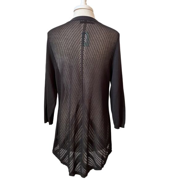 Maurices NWT Women's Plus 2X Boho Lightweight Open Knit Back Hi Lo Knit Cardigan - Picture 1 of 11